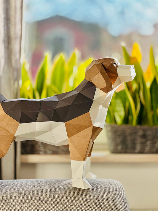 Beagle Dog Papercraft