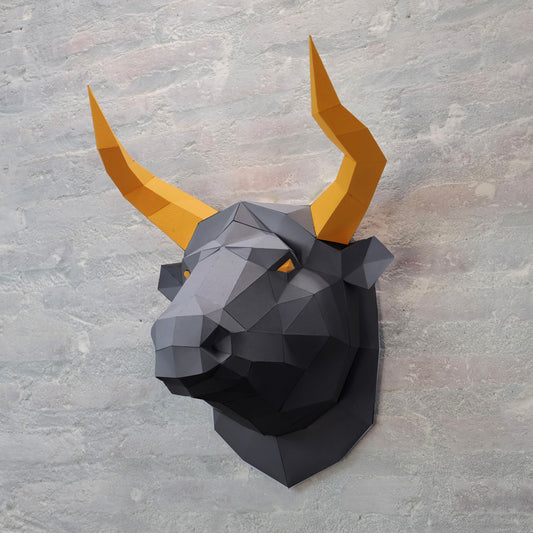 Bull 3D Animal Head