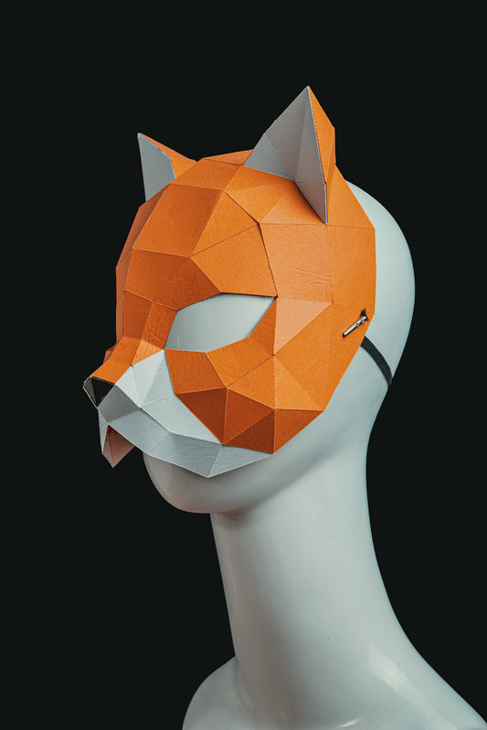 Cat 3D Paper Mask