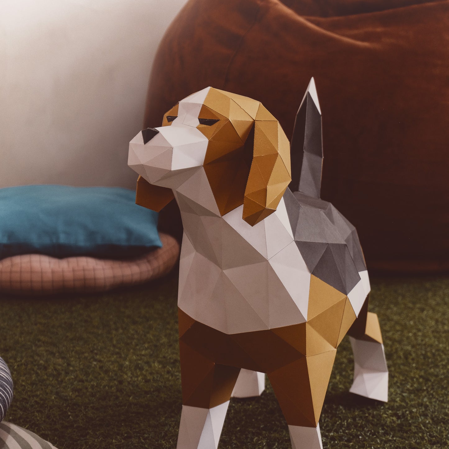 Beagle Dog Papercraft