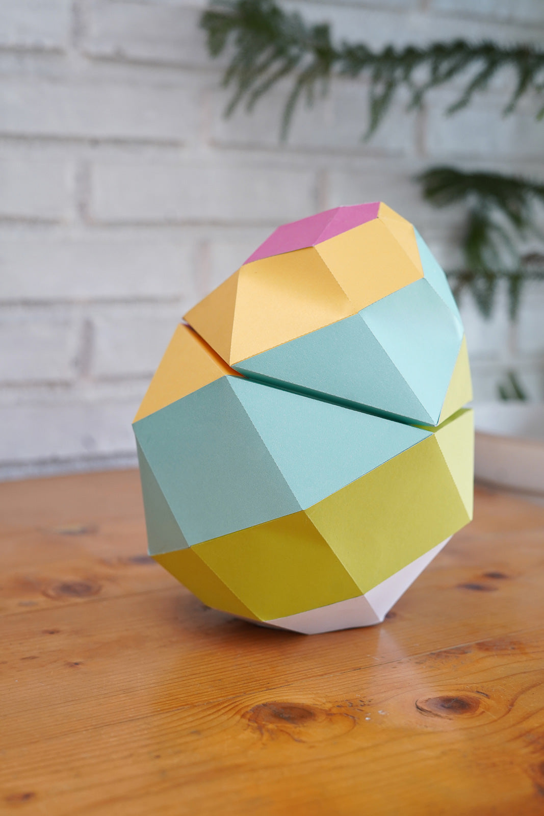 Egg Box 3D Papercraft