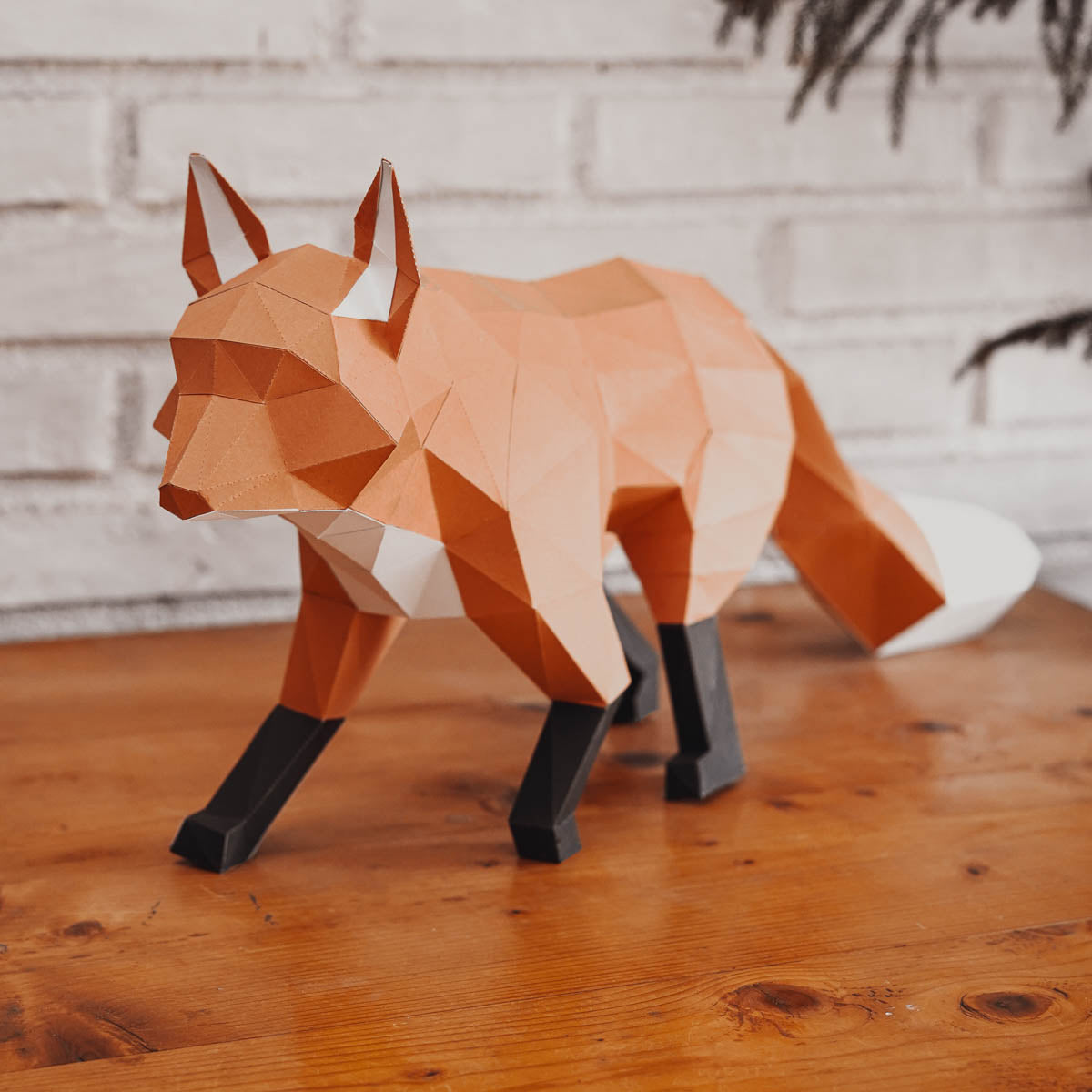 Fox Model Animal Decor