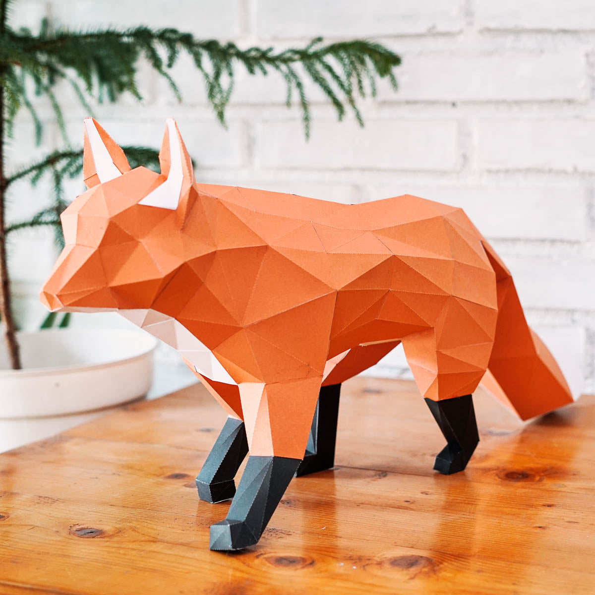 Fox Model Animal Decor