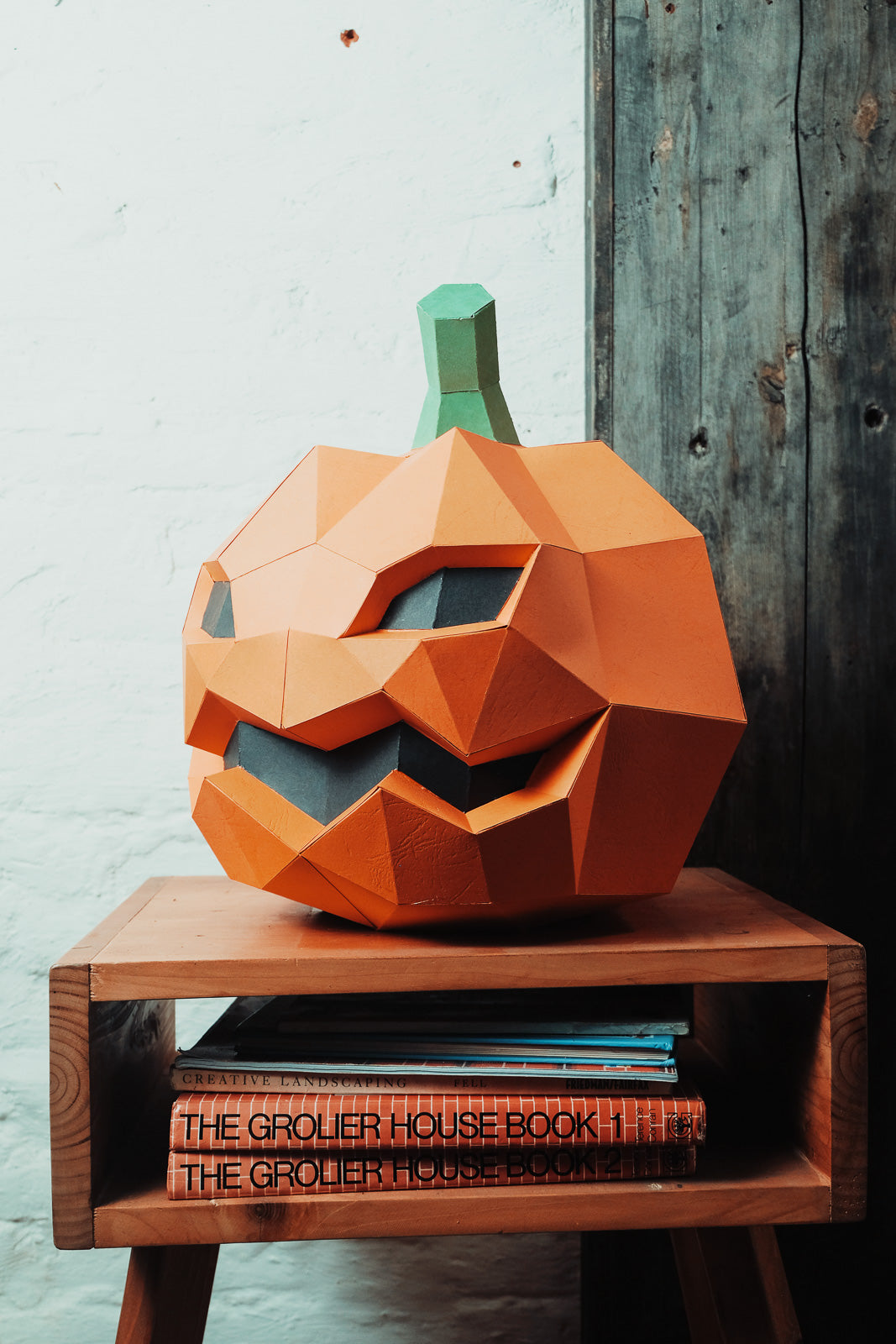 Halloween Pumpkin Model Paper Decor