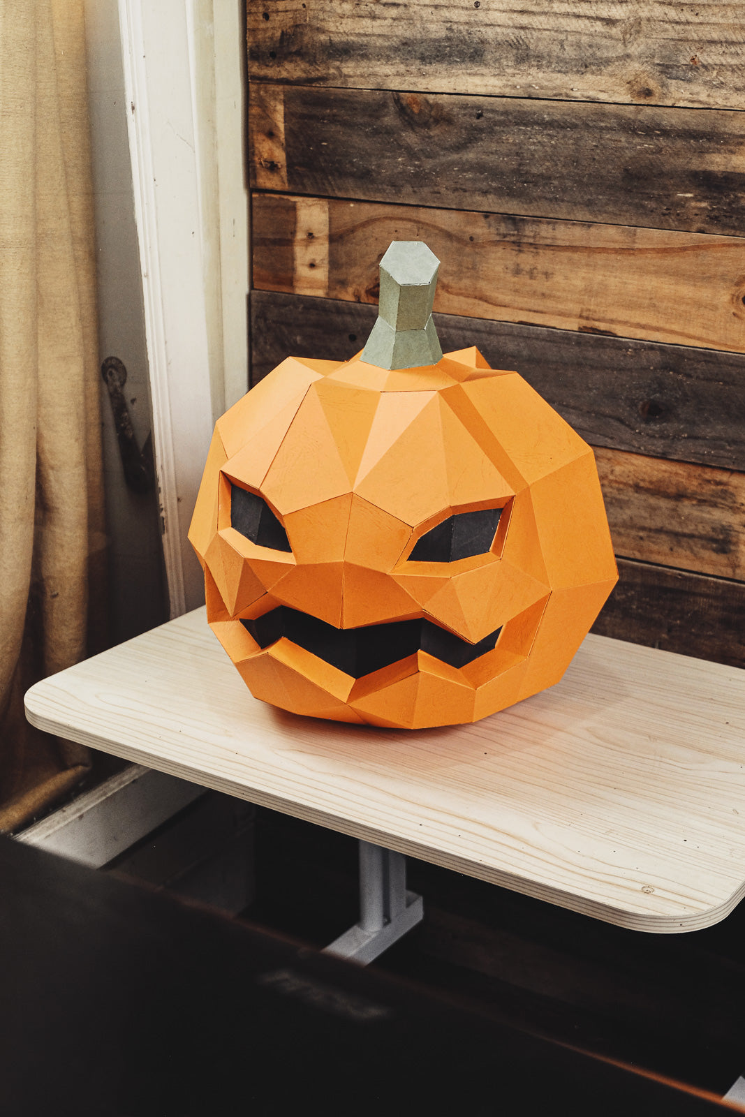 Halloween Pumpkin Model Paper Decor