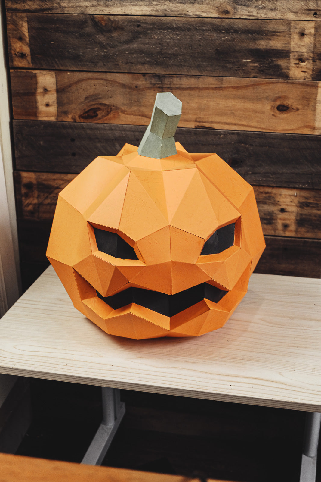 Halloween Pumpkin Model Paper Decor