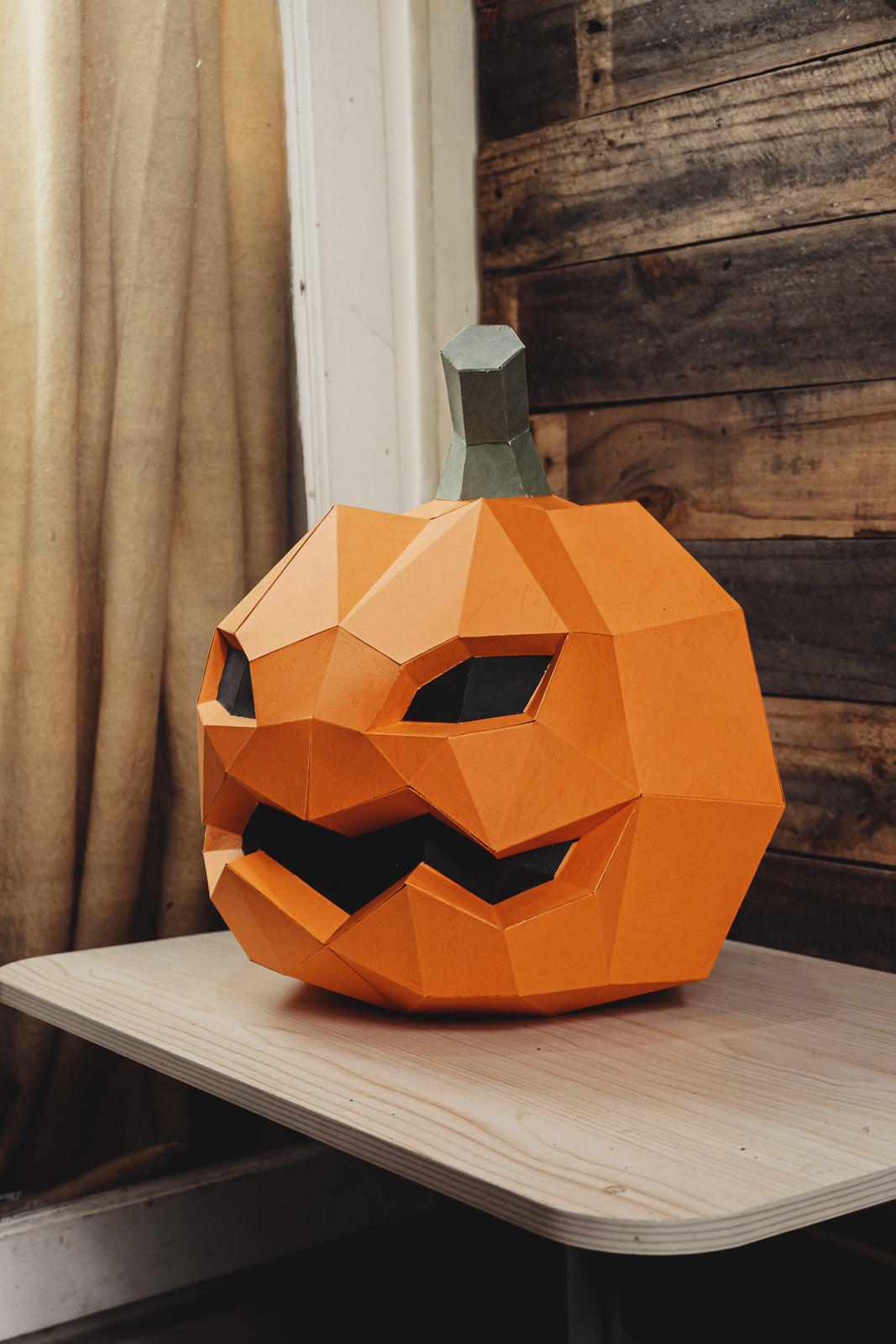 Halloween Pumpkin Model Paper Decor