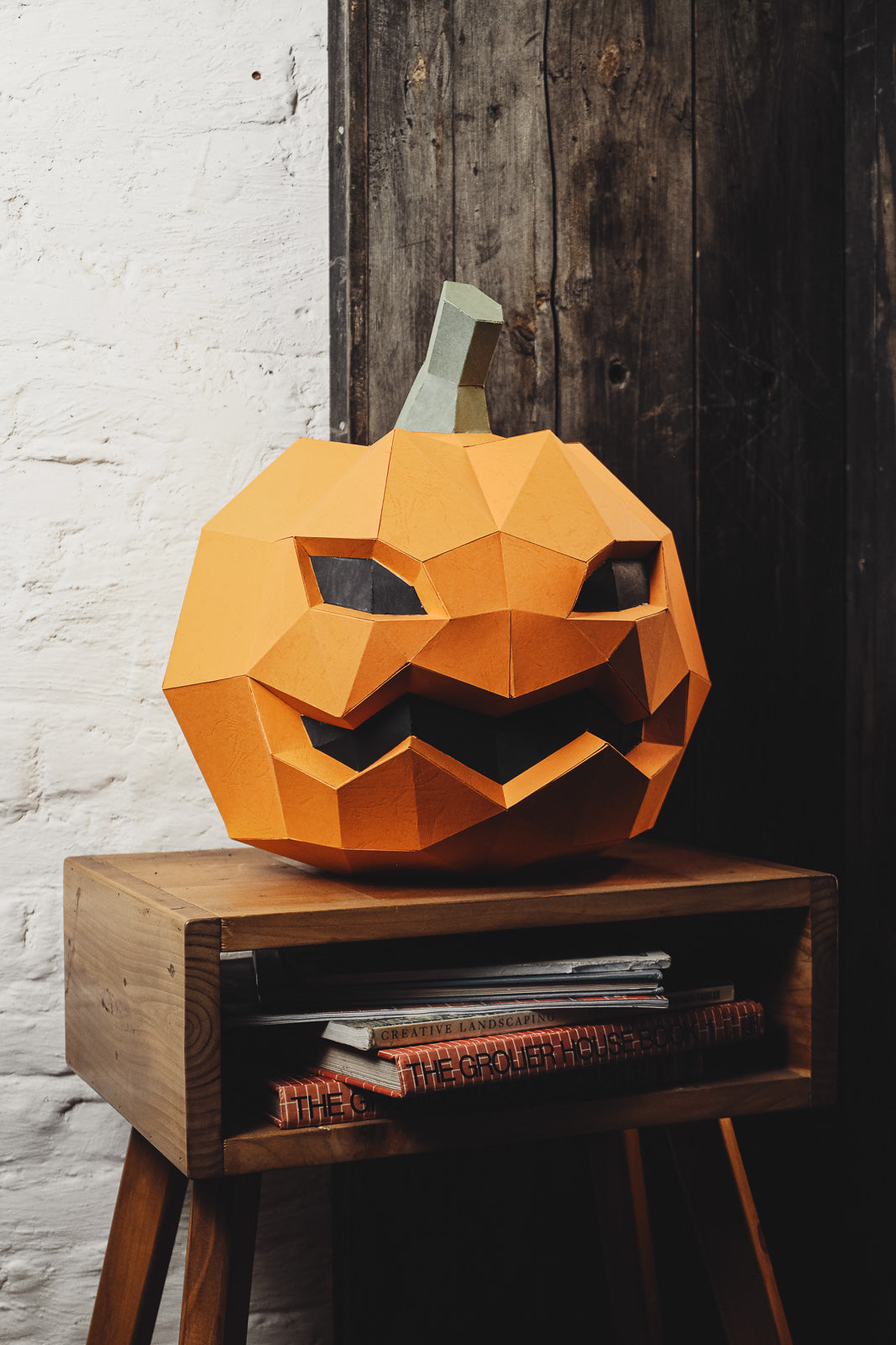 Halloween Pumpkin Model Paper Decor