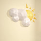 Sun & Clouds Wall 3D Decoration