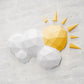 Sun & Clouds Wall 3D Decoration