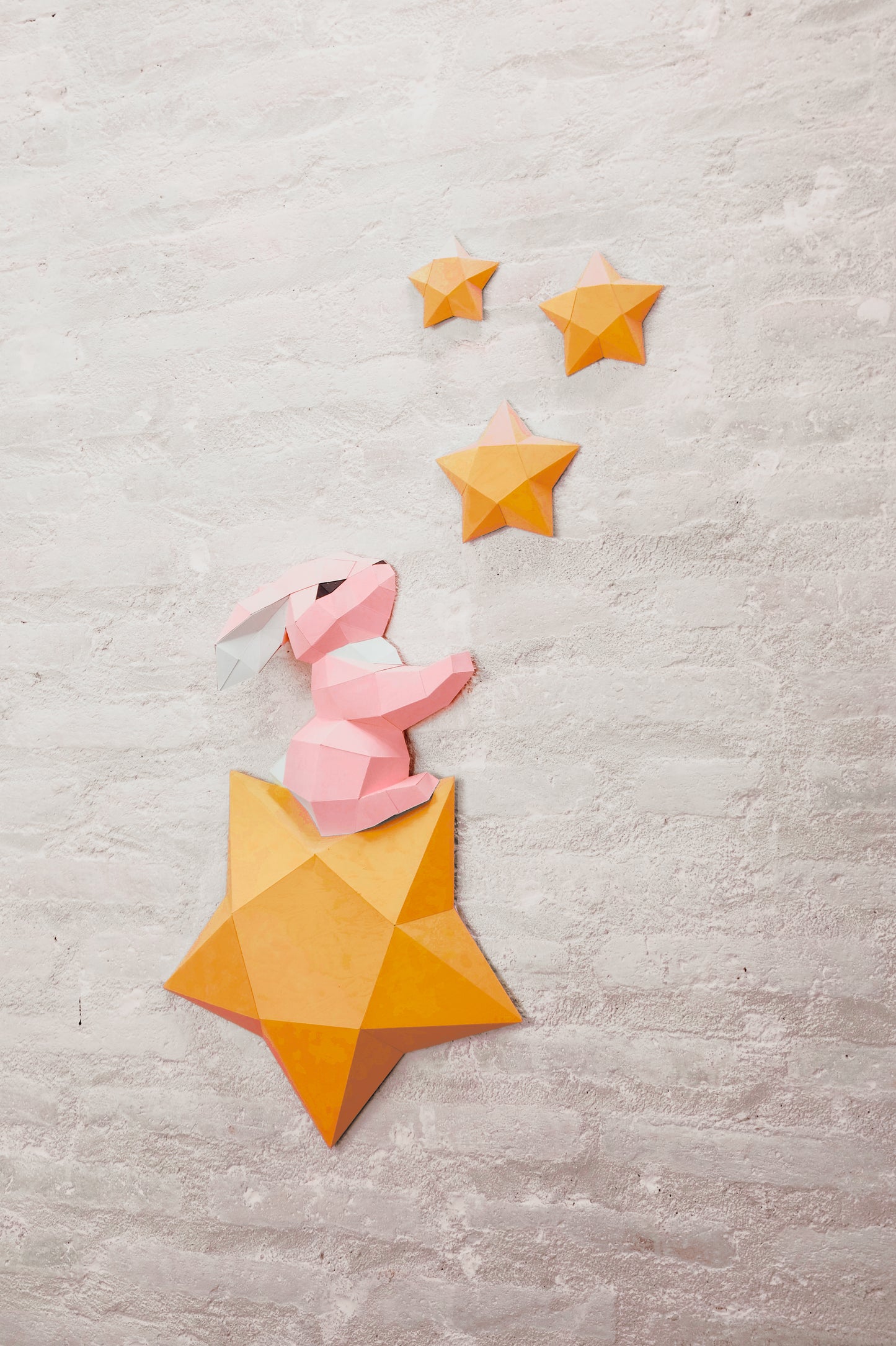 Star Bunny Wall Art 3D Decor