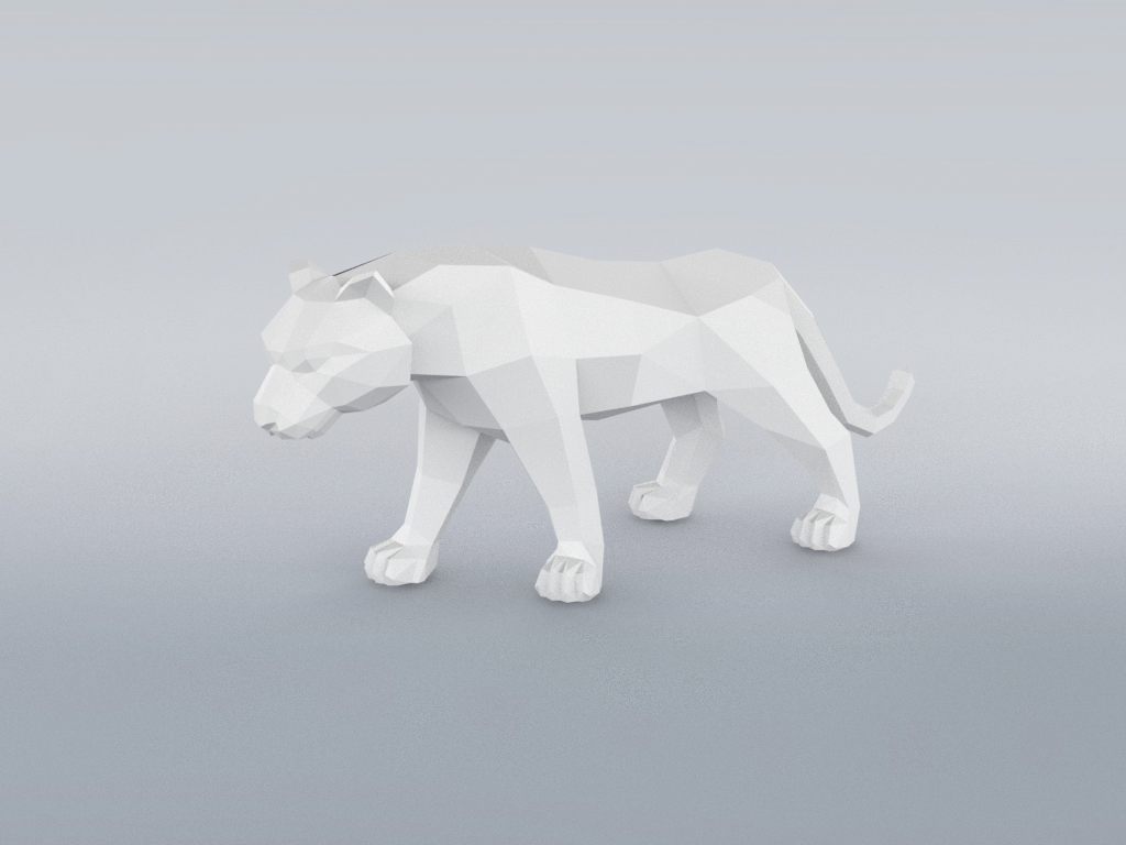 Tiger - Free Papercraft Model