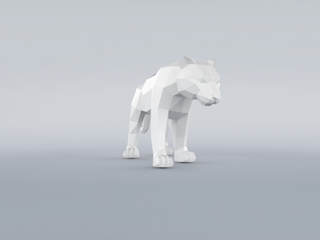 Tiger - Free Papercraft Model