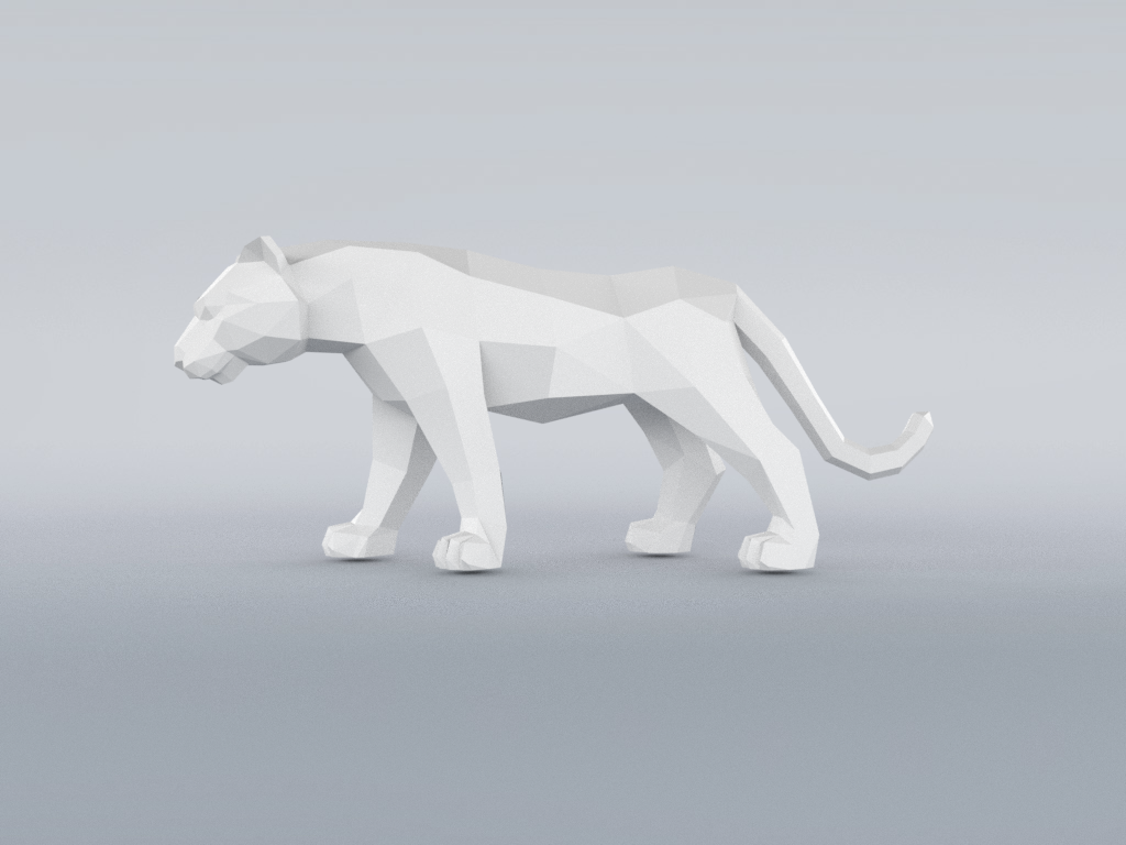 Tiger - Free Papercraft Model