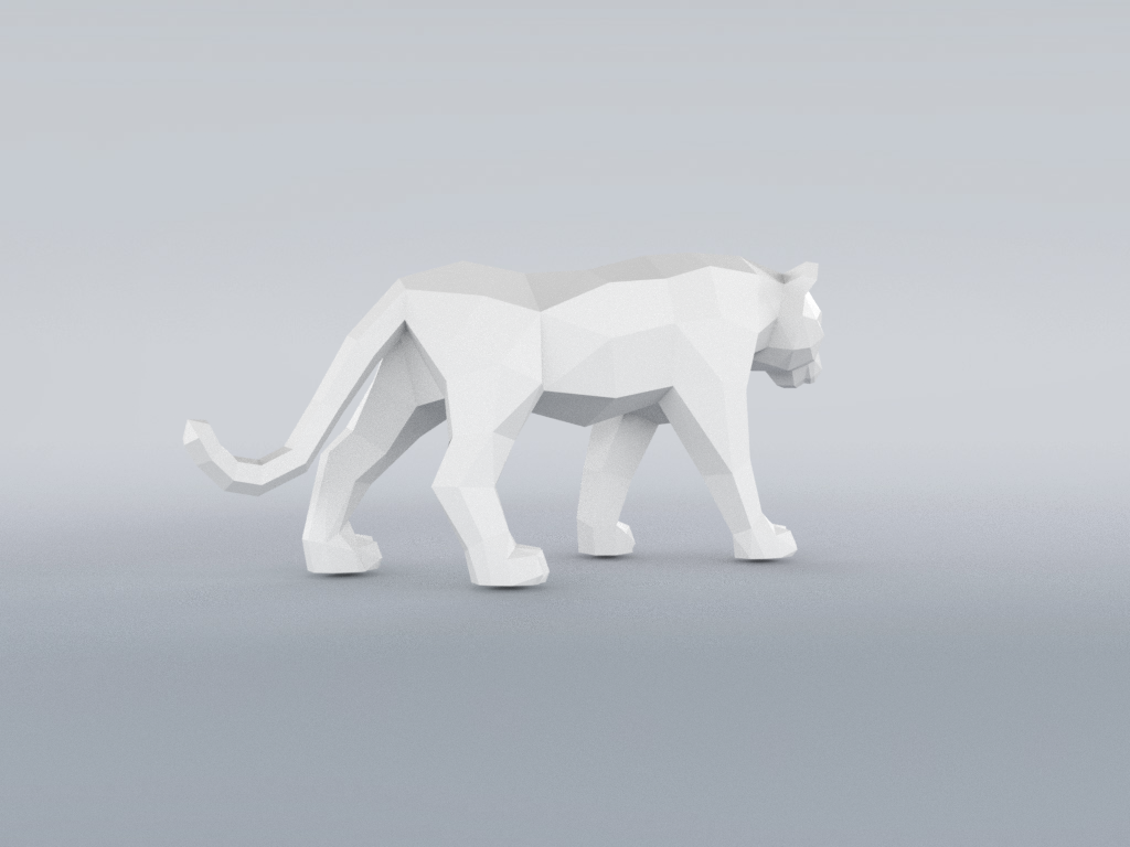 Tiger - Free Papercraft Model