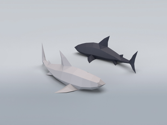 Sharks - Free Papercraft Model