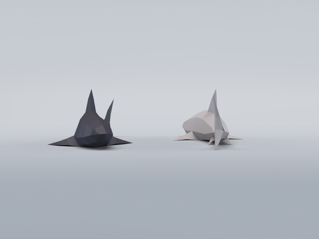 Sharks - Free Papercraft Model