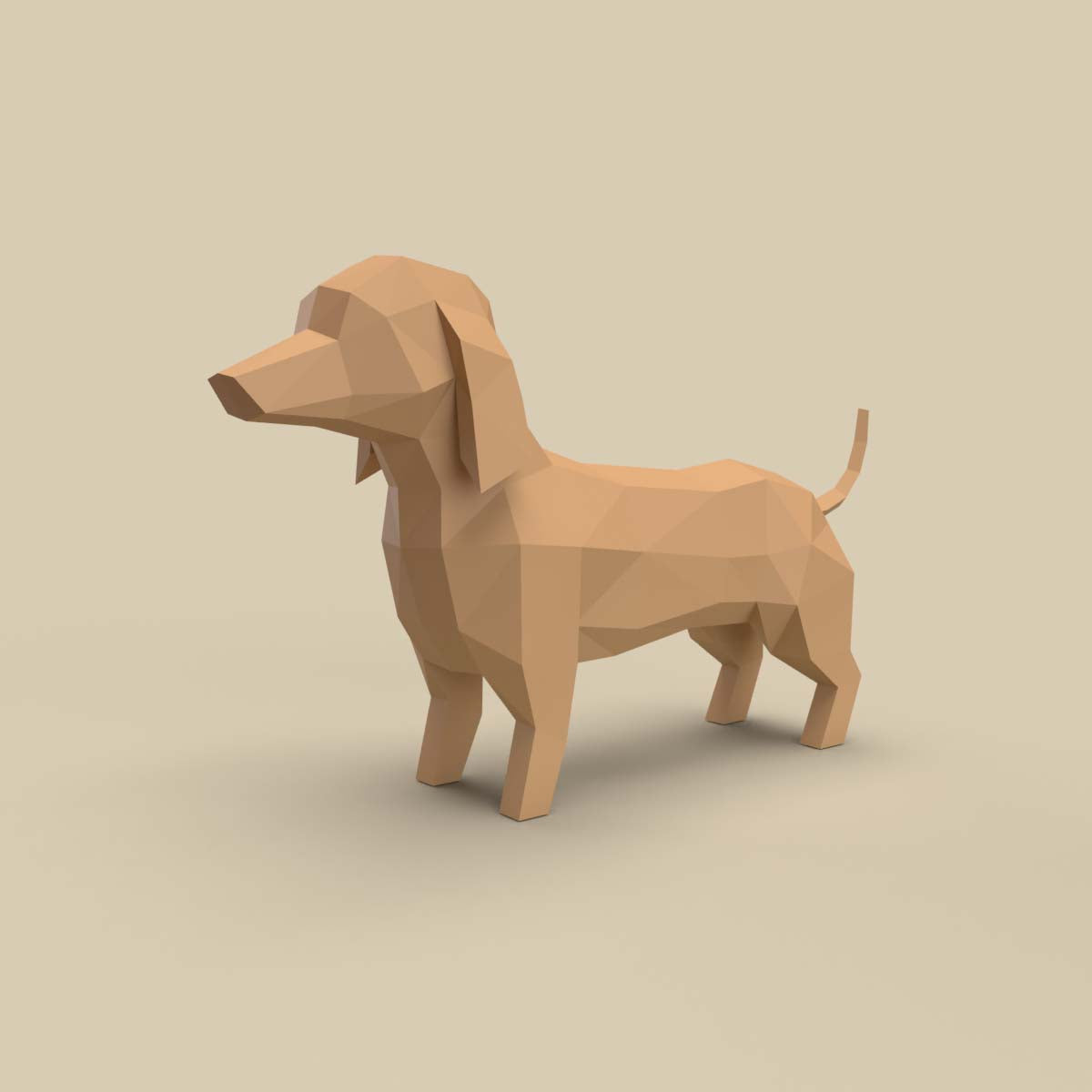 Frank Dog Paper Craft