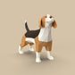 Beagle Dog Papercraft