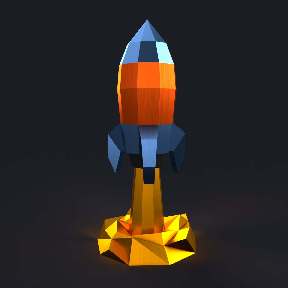 Starship Rocket Papercrafter